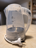 Transparent Clear Plastic Kettle – 1 Litre