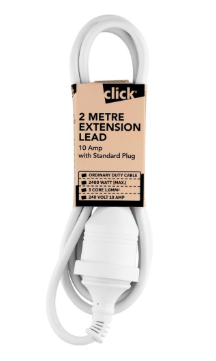 2 Metre Extension Lead – 10 Amp Standard Plug